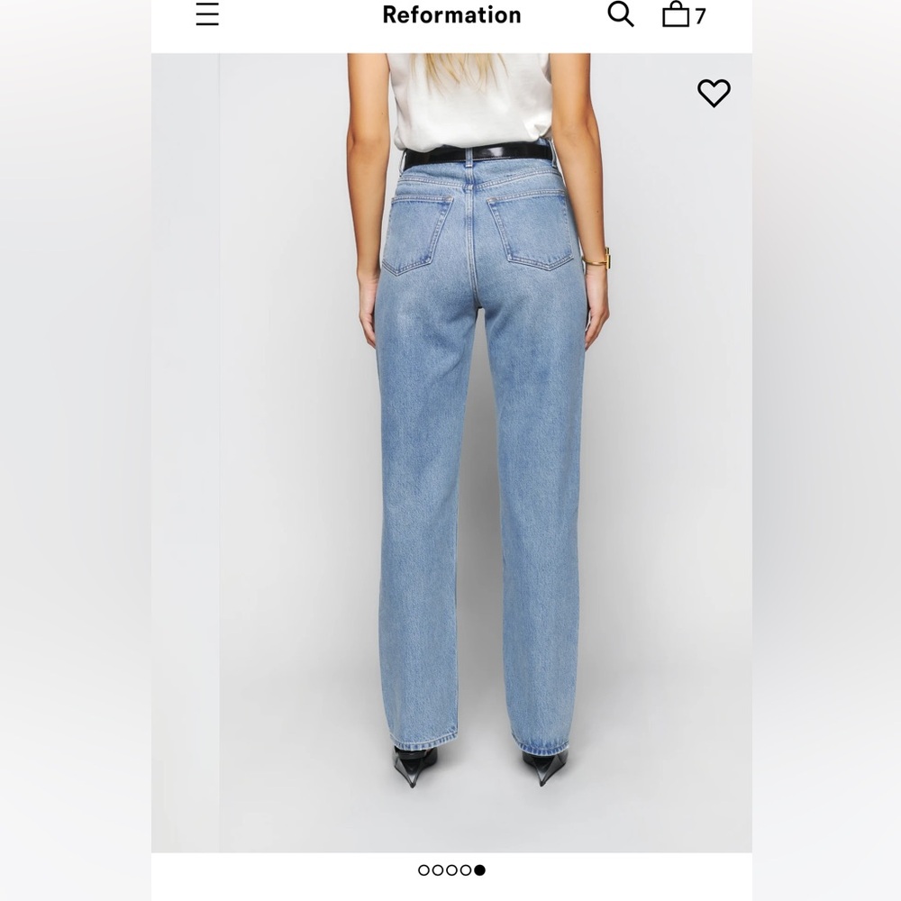 NWT Reformation Selena high rise jeans size 29 - Picture 6 of 9